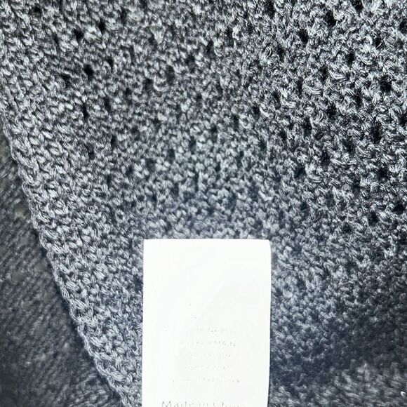 Elan Black Crotchet Hoodie Open Front Cardigan(Size Large) - Picture 7 of 7